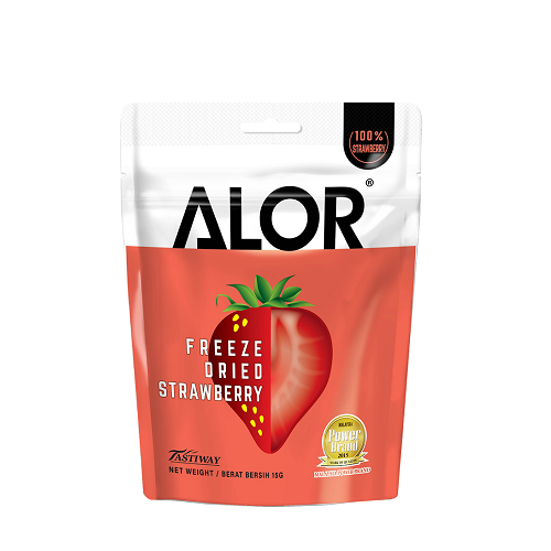 2-1.png ALOR Mini Pack of Nutritious Freeze-Dried Fruits Strawberry (15 g)