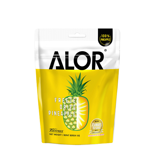 6-1.png ALOR Mini Pack of Nutritious Freeze-Dried Fruits Pineapple (15 g)